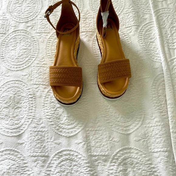 dolce vita: NEW Women Brown PlatForm Espadrilles with ankle strap, Size 10 - Picture 12 of 14